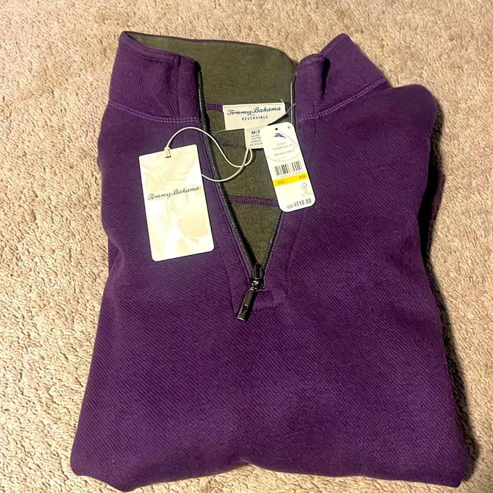 Brand new men’s Tommy Bamana reverable sweater